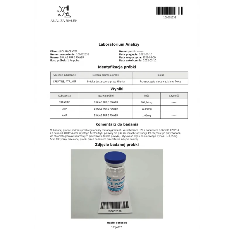 Pure Power 111 mg 10 ml